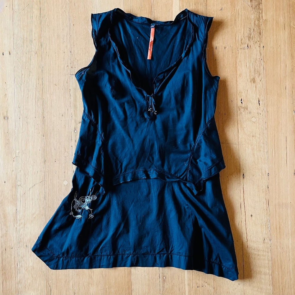 Cop Copine black sleeveless mini/tunic